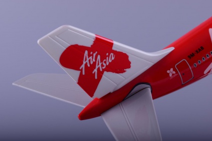 Airbus A340 Air Asia модель самолета 