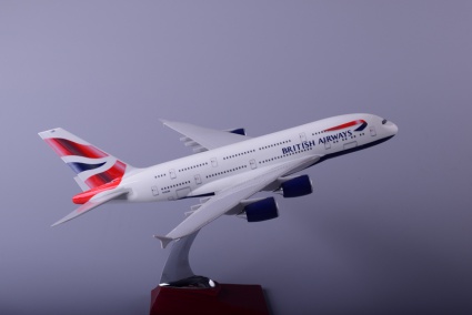 Airbus A380 British Airways модель самолета 