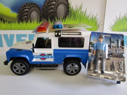 Bruder джип полиция Land Rover Station Wagon c полицейским