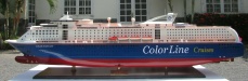Модель корабля Color Line Fantasy паром
