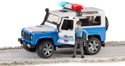 Bruder джип полиция Land Rover Station Wagon c полицейским